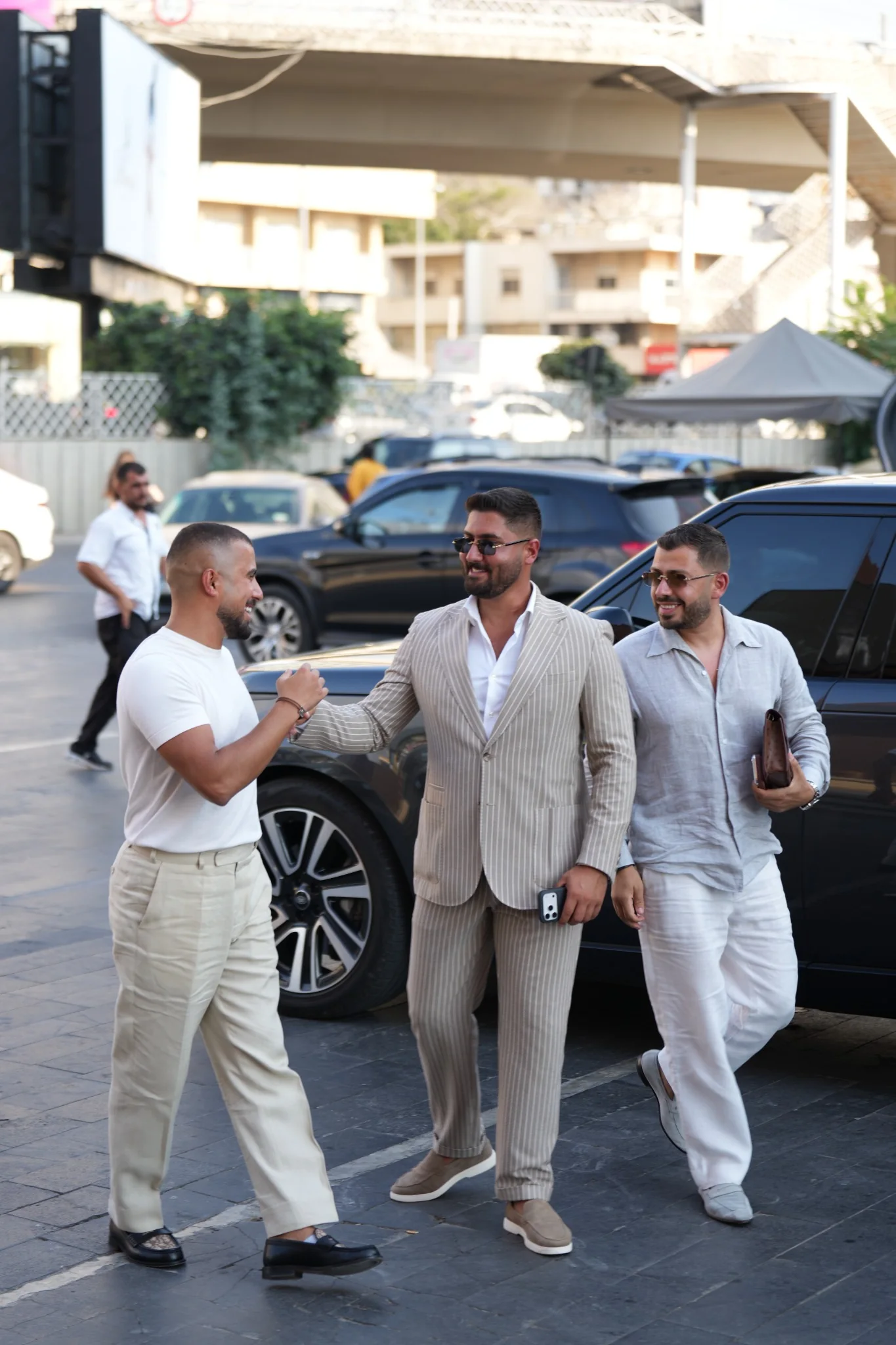 Guests networking at Ayoub & Co Golden Hour